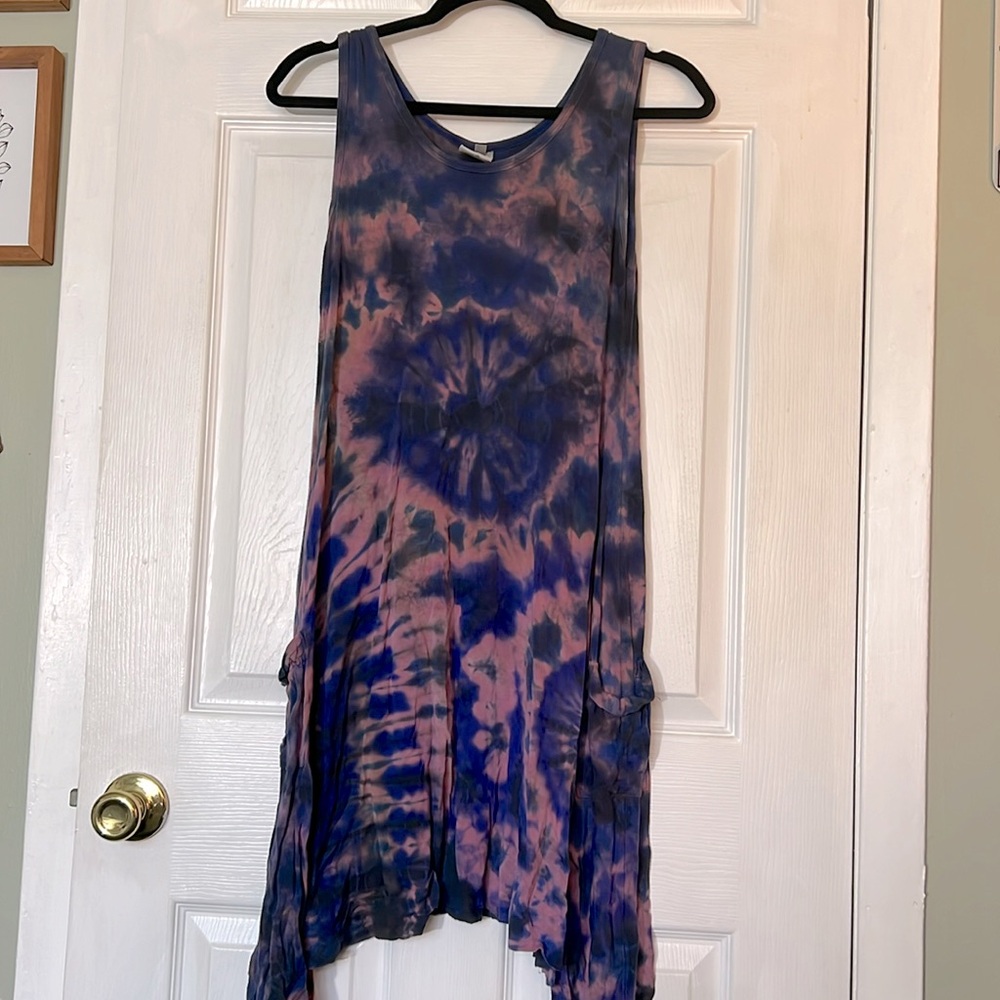 Three Cranes Gallery hippy flow dress small
